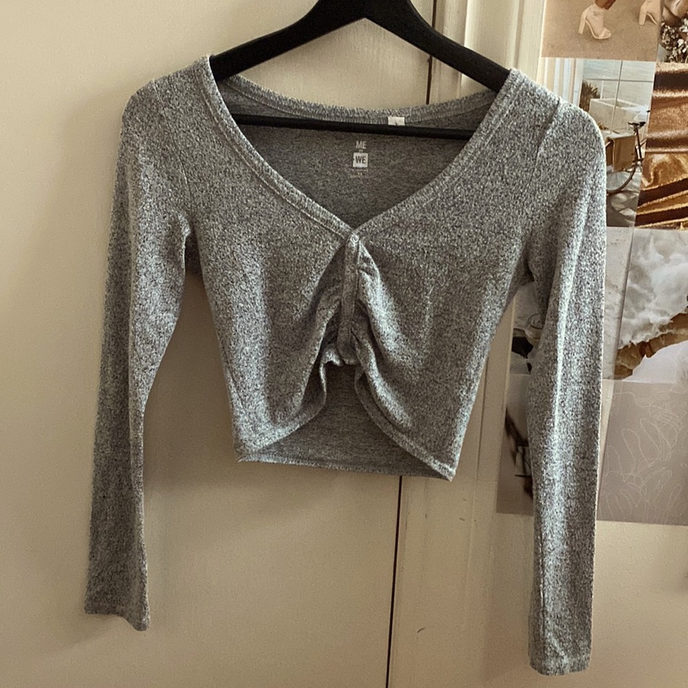 🚨AEROPOSTALE Long Sleeve Gray Crop🚨
